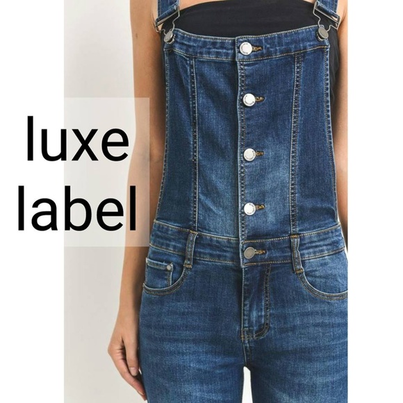 PREMIUM BUTTON UP RACERBACK OVERALLS - Picture 4 of 6